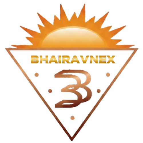 BhairavNex 3D Rotating Logo